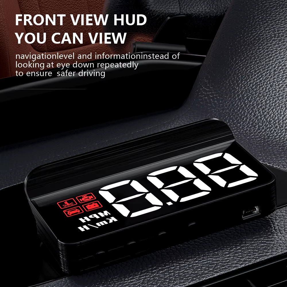 M3 HUD Head-Up Display OBD2 Trip Computer Snelheidsprojector OBD2 Auto On-Board Computer Brandstofverbruik Alarm Auto Accessoires