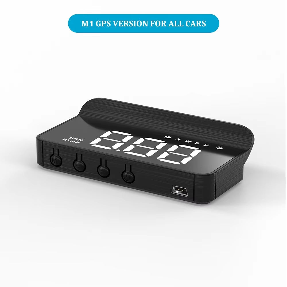 M3 HUD Head-Up Display OBD2 Trip Computer Snelheidsprojector OBD2 Auto On-Board Computer Brandstofverbruik Alarm Auto Accessoires